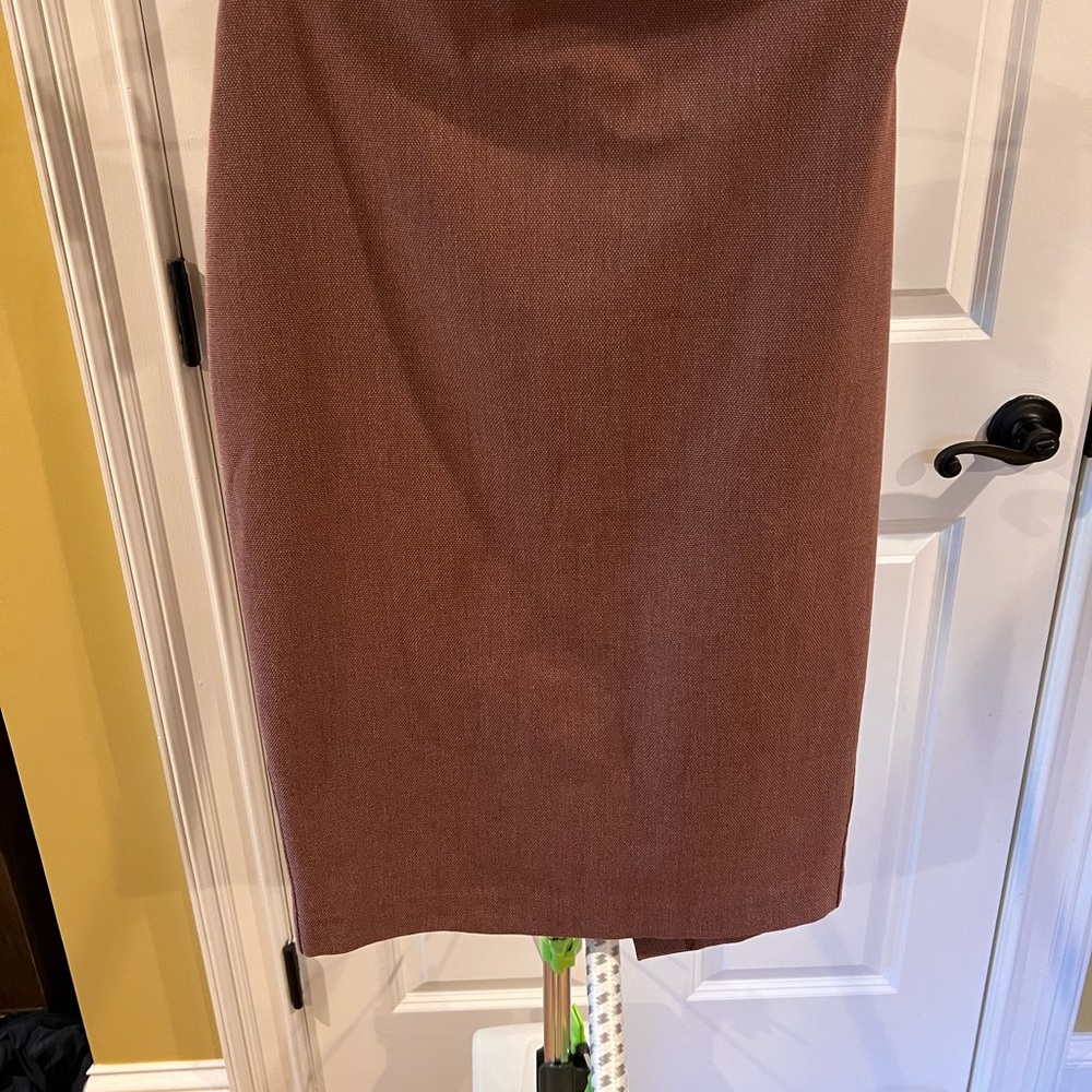 Blush purple pencil skirt